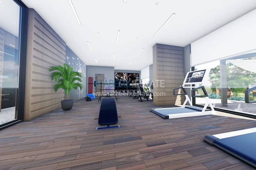 Квартиры 1+1 на этапе строительства в популярном микрорайоне Мерсина-Томюк. 20 