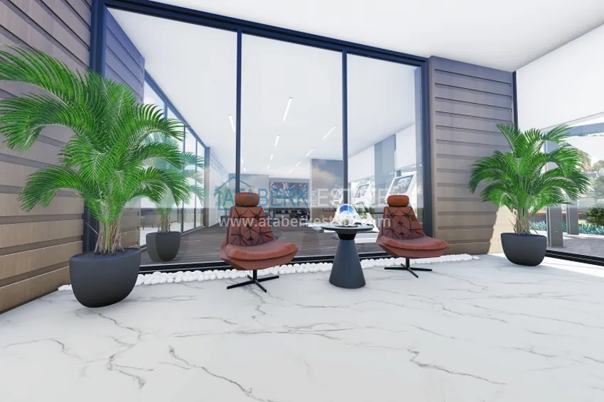 Квартиры 1+1 на этапе строительства в популярном микрорайоне Мерсина-Томюк. 21 