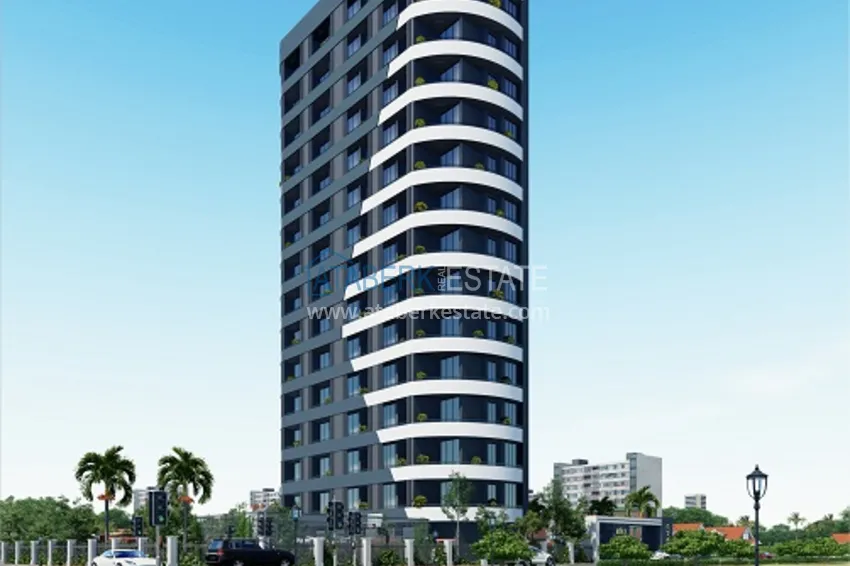 Квартиры 1+1 на этапе строительства в популярном микрорайоне Мерсина-Томюк. 1 