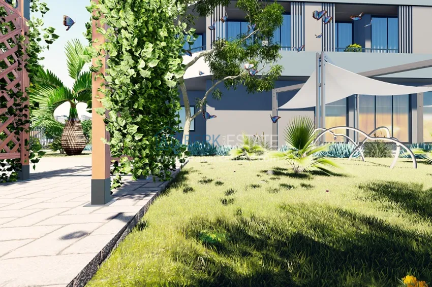 Квартиры 1+1 на этапе строительства в популярном микрорайоне Мерсина-Томюк. 31 