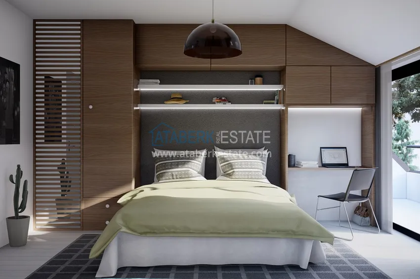 Приобрести Новый проект ультрасовременного жилого комплекса в Алании – район Бекташ 27 