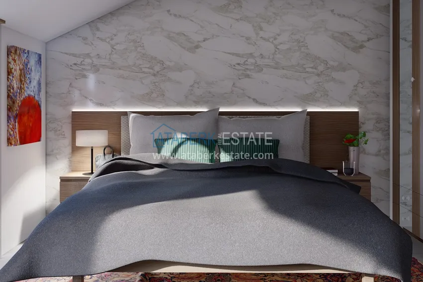 Приобрести Новый проект ультрасовременного жилого комплекса в Алании – район Бекташ 31 