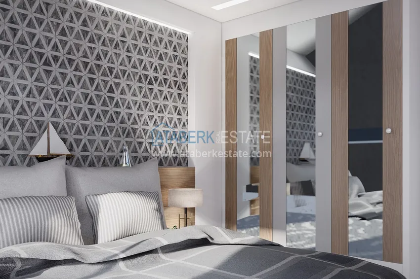 Приобрести Новый проект ультрасовременного жилого комплекса в Алании – район Бекташ 13 