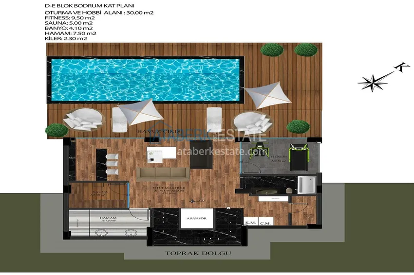 Купить дешево Виллы в Каргыджаке от застройщика – с правом на получение турецкого гражданства  12 