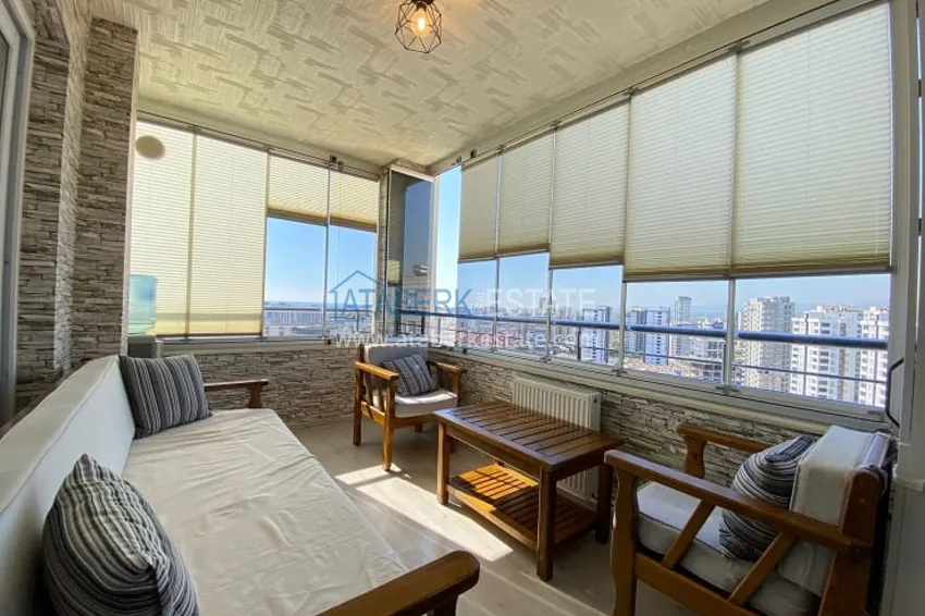 Приобрести Апартаменты 3+1 с видом на море и горы, в популярном районе Мерсина-Мезитли 23 