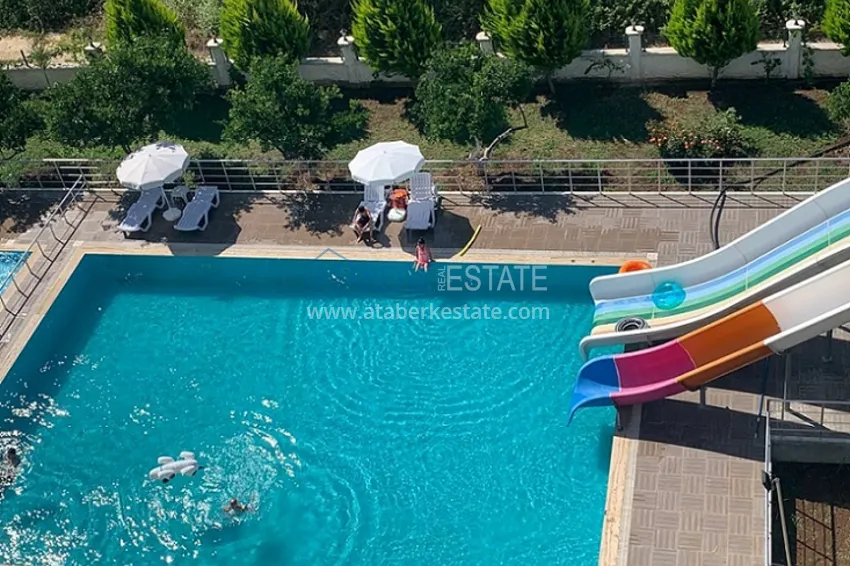 Меблированная квартира 2+1 с открытым видом на горы, район Эрдемли в Мерсине 2 