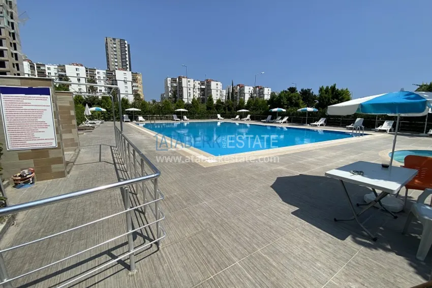 Квартира 3+1 с видом на море, в современном комплексе с инфраструктурой в районе Тедже-Мерсин 3 