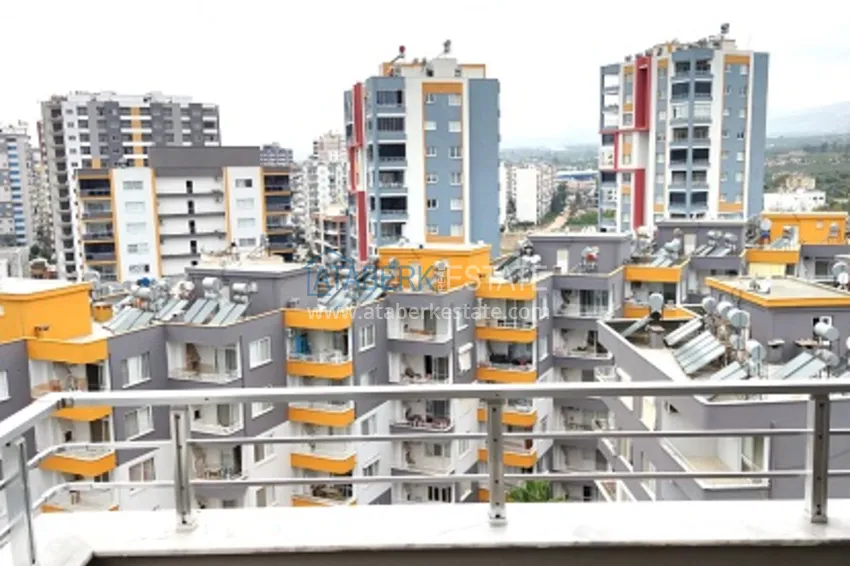 Квартира 3+1 с видом на море, в современном комплексе с инфраструктурой в районе Тедже-Мерсин 6 