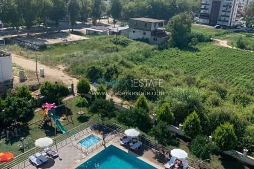 Меблированная квартира 2+1 с открытым видом на горы, район Эрдемли в Мерсине 4 