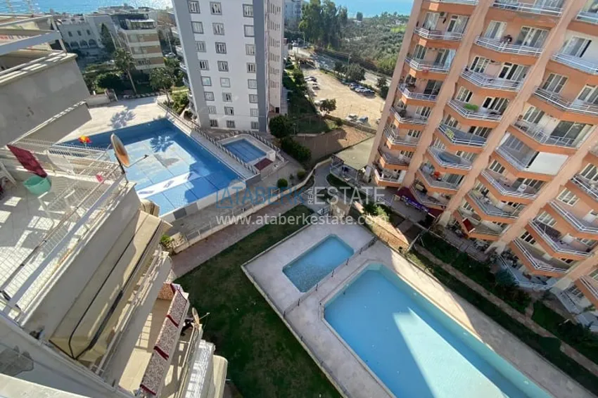 Квартира 2+1 с чистовой отделкой, с видом на море, в районе Тедже-Мерсин 2 