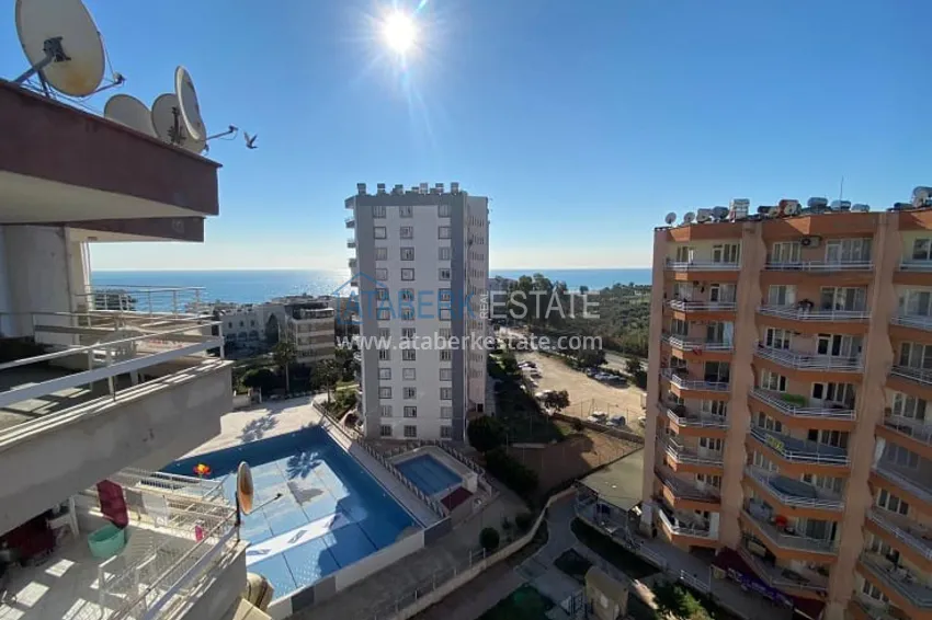 Квартира 2+1 с чистовой отделкой, с видом на море, в районе Тедже-Мерсин 3 