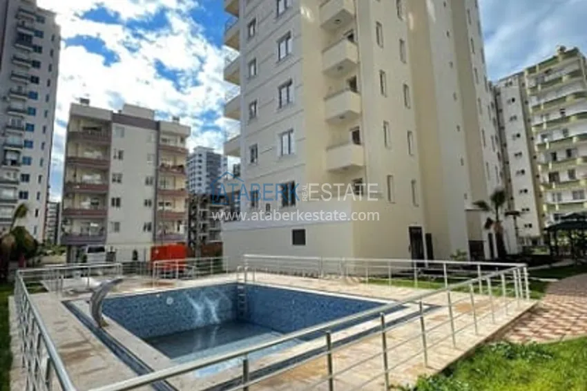 Квартира с чистовой отделкой, в новом комплексе, в районе Тедже-Мерсин. 2 