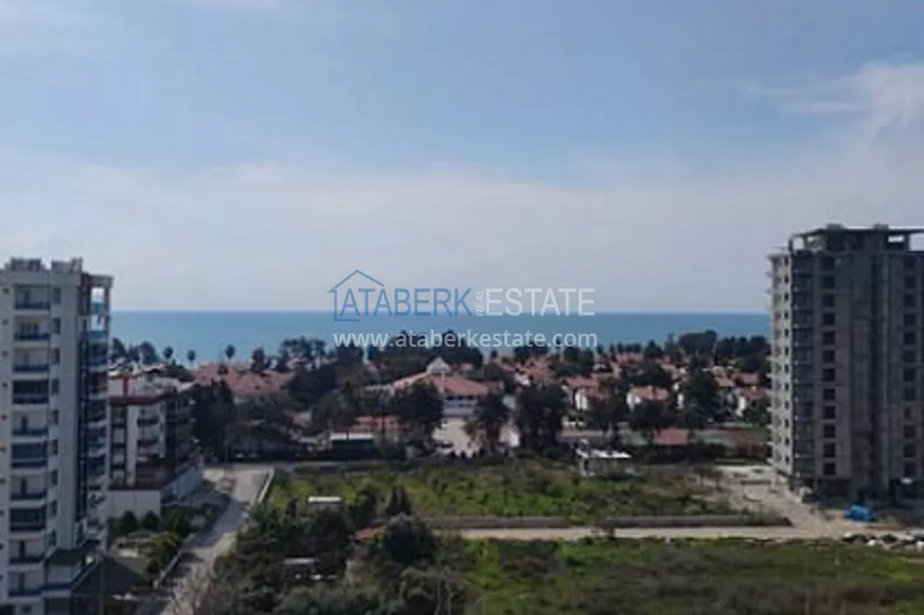 Квартира 2+1 с видом на море, в комплексе с инфраструктурой в районе Каргыпынары-Мерсин 5 