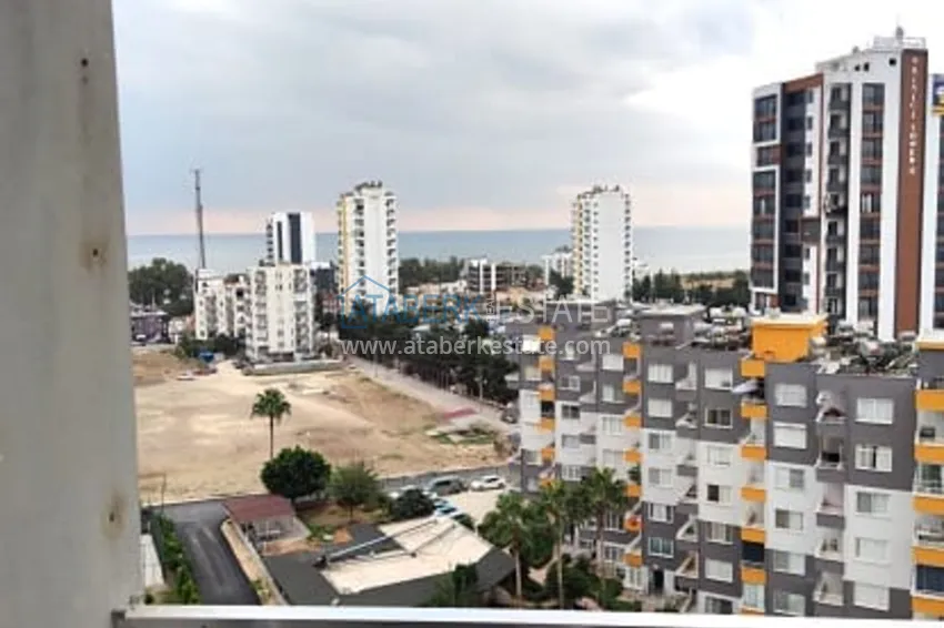 Квартира 3+1 с видом на море, в современном комплексе с инфраструктурой в районе Тедже-Мерсин 7 