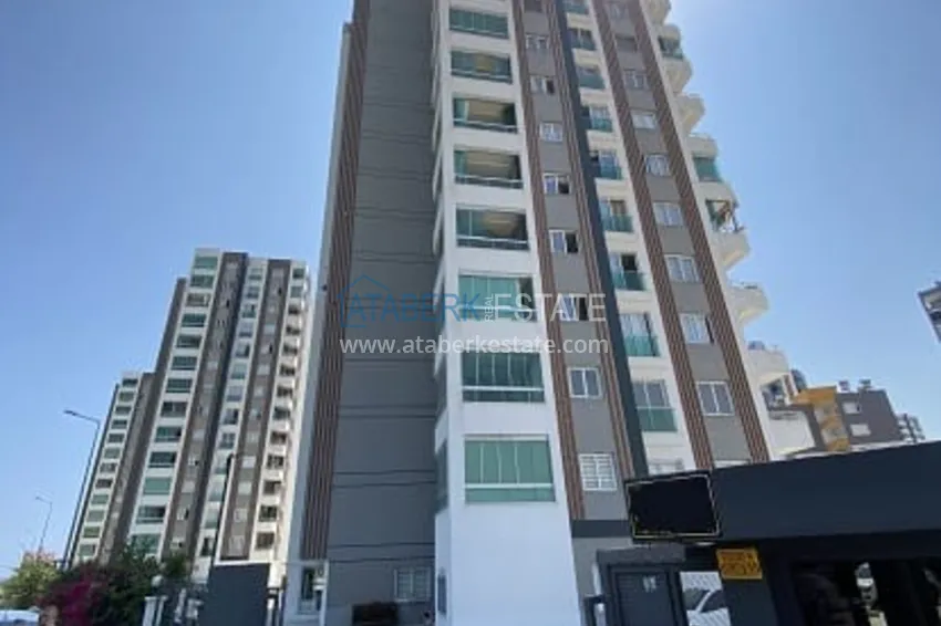 Квартира 3+1 с видом на море, в современном комплексе с инфраструктурой в районе Тедже-Мерсин 2 