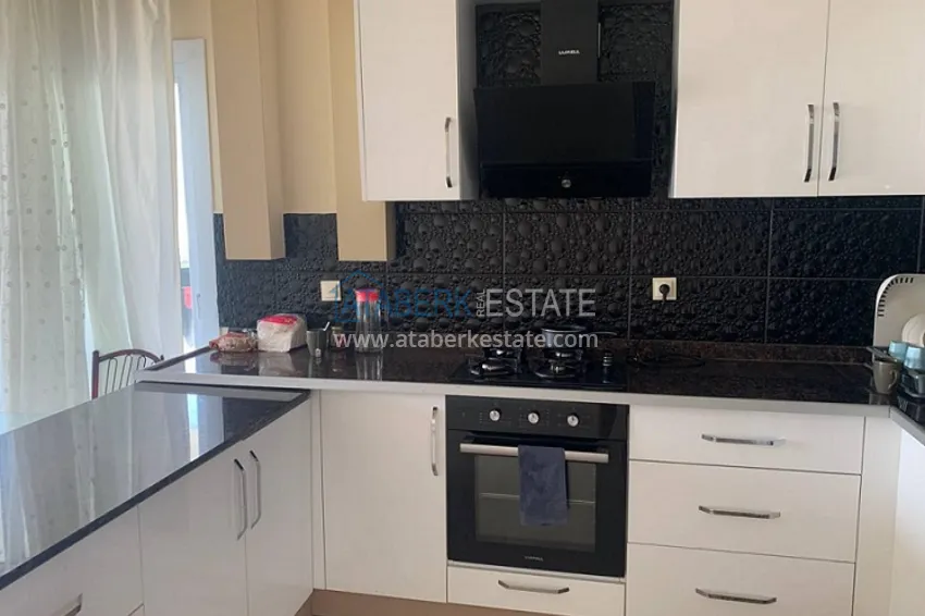 Приобрести Меблированная квартира 2+1 с открытым видом на горы, район Эрдемли в Мерсине 4 