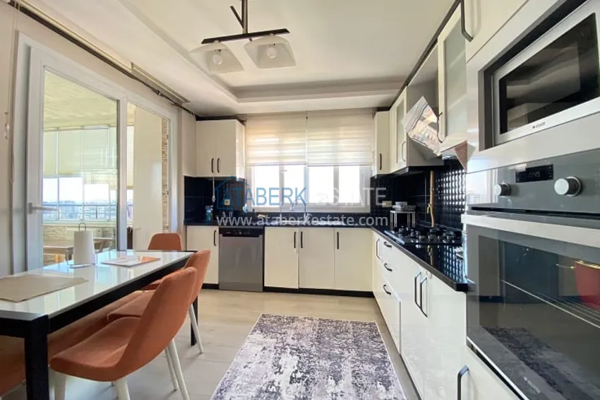 Приобрести Апартаменты 3+1 с видом на море и горы, в популярном районе Мерсина-Мезитли 13 