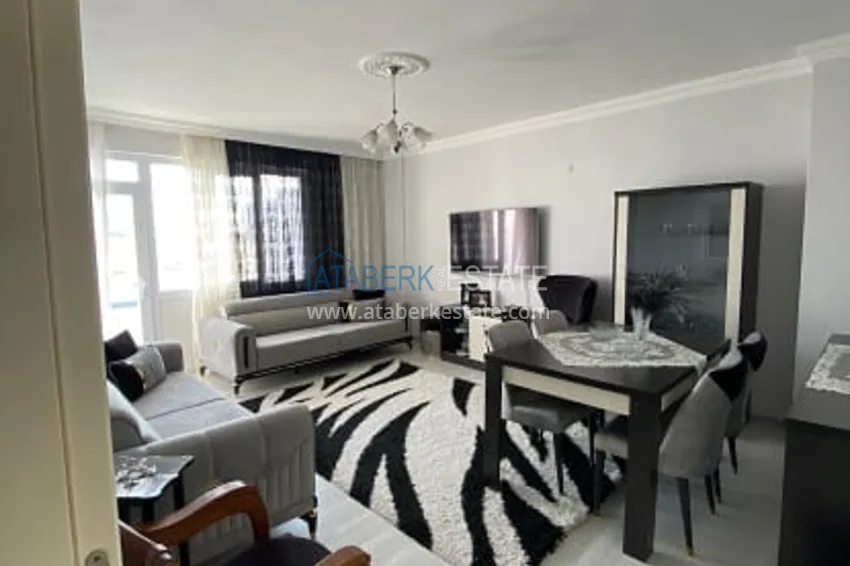 Приобрести Апартаменты 3+1 с мебелью в комплексе с инфраструктурой в районе Тедже-Мерсин 2 