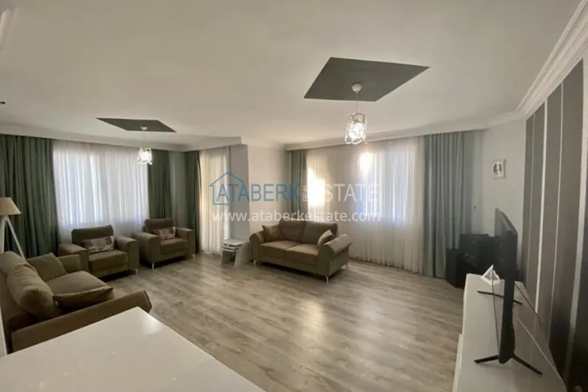 Приобрести Квартира 3+1 с видом на море, на первой береговой линии район Мезитли-Мерсин 2 