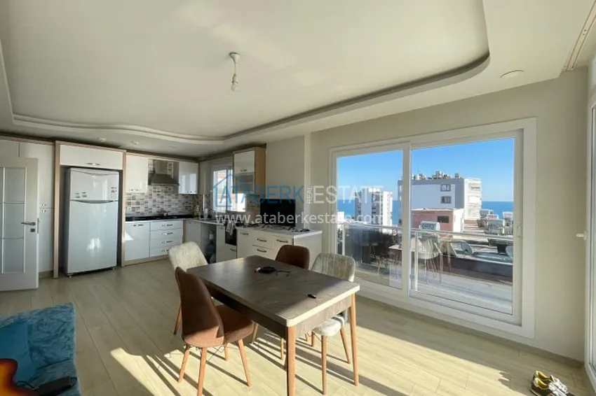 Приобрести Апартаменты 2+1 с видом на море, на второй береговой линии в районе Тедже-Мерсин 3 