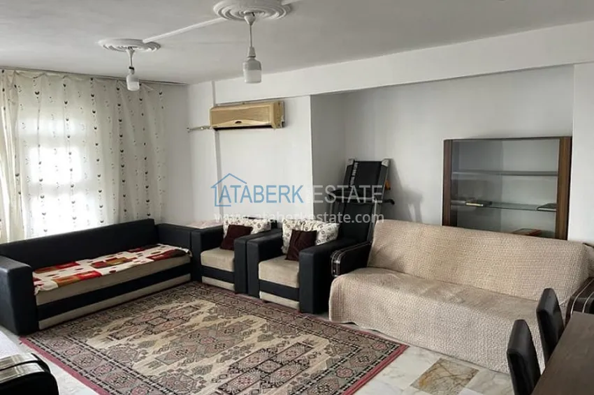 Квартира 2+1 в 100 метрах от средиземного моря район Мезитли-Мерсин 1 