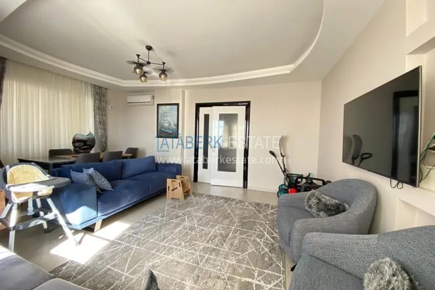 Приобрести Апартаменты 3+1 с видом на море и горы, в популярном районе Мерсина-Мезитли 1 