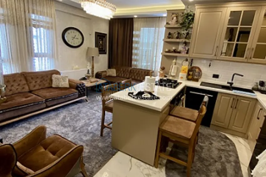 Приобрести Квартира 2+1 с мебелью, в молодом комплексе с инфраструктурой в районе Акдениз-Мерсин 2 