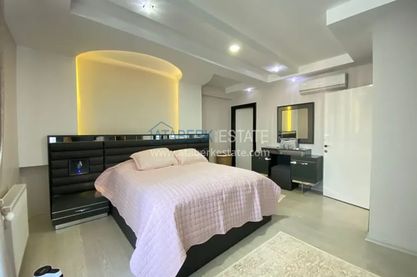 Приобрести Апартаменты 3+1 с видом на море и горы, в популярном районе Мерсина-Мезитли 7 