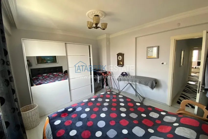 Приобрести Апартаменты 3+1 с мебелью в комплексе с инфраструктурой в районе Тедже-Мерсин 7 