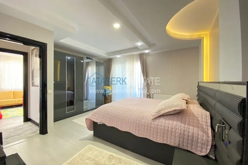 Приобрести Апартаменты 3+1 с видом на море и горы, в популярном районе Мерсина-Мезитли 8 