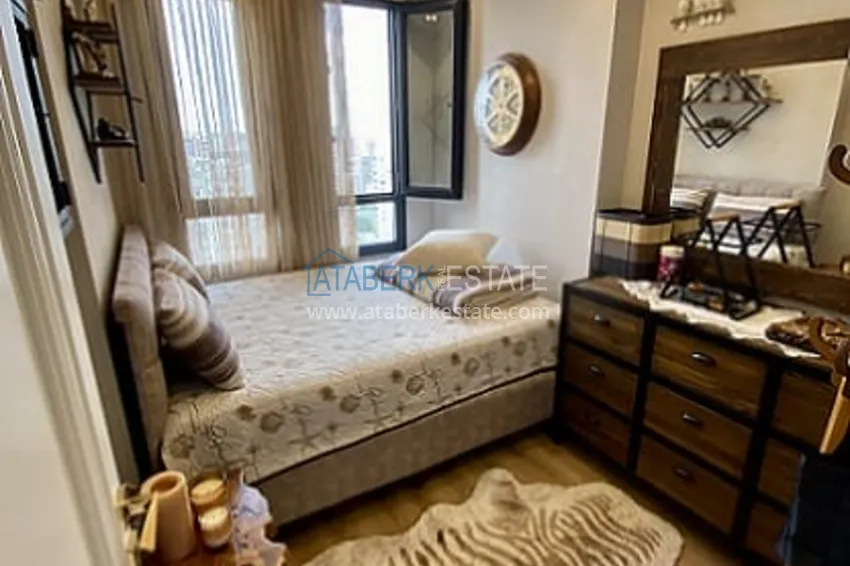 Приобрести Квартира 2+1 с мебелью, в молодом комплексе с инфраструктурой в районе Акдениз-Мерсин 10 