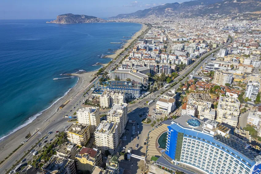 Квартира 2+1 меблированная с открытым видом на море и горы, район Тосмур – Алания 3 