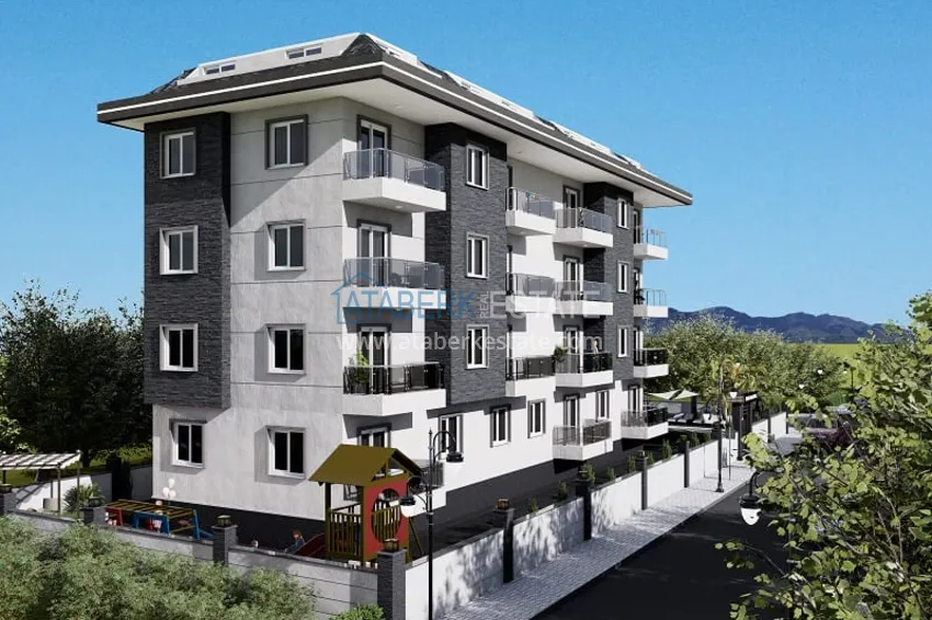 Квартира от инвестора в строящемся комплексе в 200 метрах от моря в Алании, Окурджалар 1 