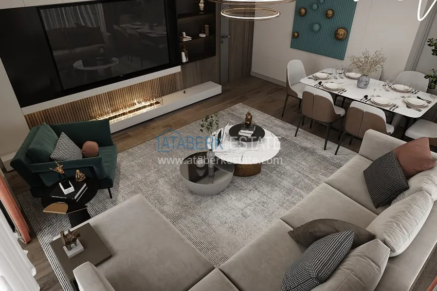 Приобрести Недвижимость на этапе строительства – комплекс семейного типа в Дошемеалты, Анталья 24 