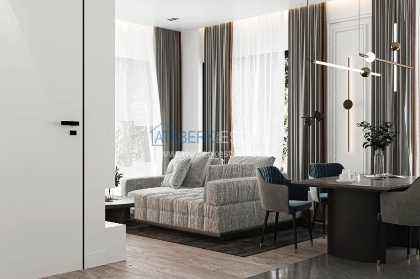 Приобрести Квартиры и пентхаусы в комплексе на этапе строительства – Алания, район Инджекум 2 