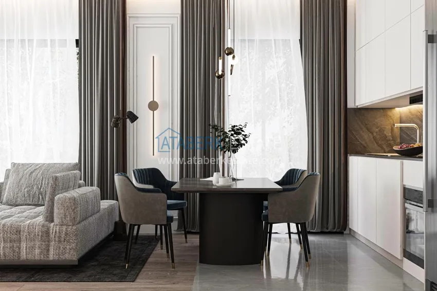 Приобрести Квартиры и пентхаусы в комплексе на этапе строительства – Алания, район Инджекум 3 