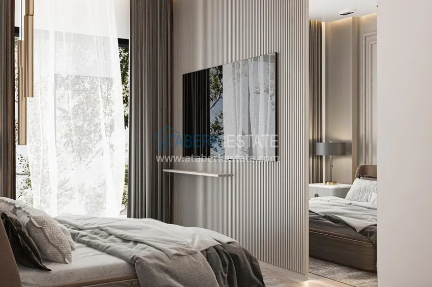 Приобрести Квартиры и пентхаусы в комплексе на этапе строительства – Алания, район Инджекум 6 