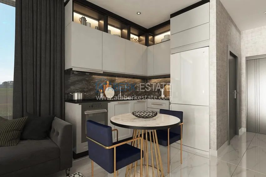 Приобрести Квартиры и пентхаусы в комплексе на этапе строительства – Алания, район Каргыджак 3 