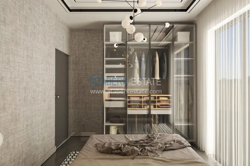 Приобрести Квартиры и пентхаусы в комплексе на этапе строительства – Алания, район Каргыджак 5 