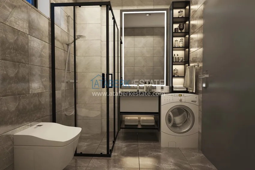 Приобрести Квартиры и пентхаусы в комплексе на этапе строительства – Алания, район Каргыджак 6 