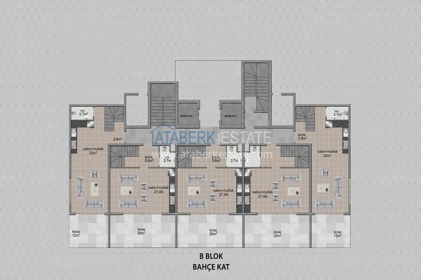 Купить дешево Доступная недвижимость без посредников напрямую от застройщика – Алания, Авсаллар 7 