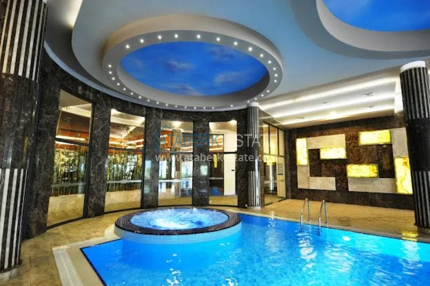 Квартира 1+1 в комплексе премиум-класса на первой береговой, район Каргыджак – Алания  16 