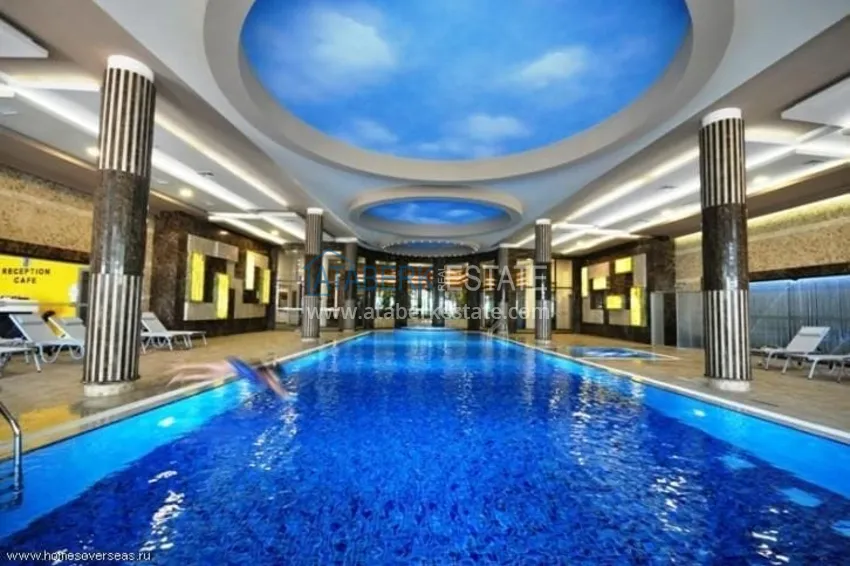 Квартира 1+1 в комплексе премиум-класса на первой береговой, район Каргыджак – Алания  17 