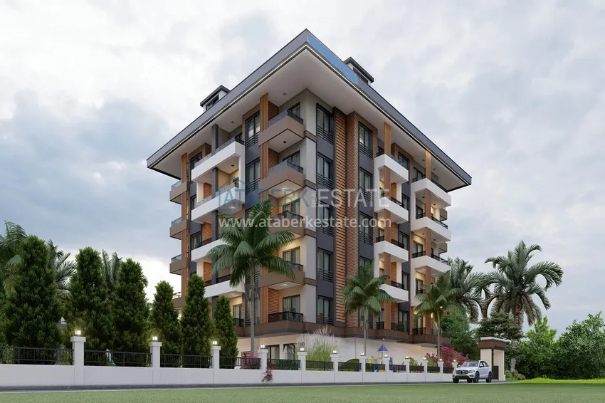 Новый бутик-комплекса на этапе строительства в районе Авсаллар 10