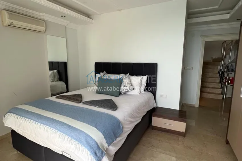 Приобрести Меблированная вилла с видовыми характеристиками в районе Бекташ Алания 12 