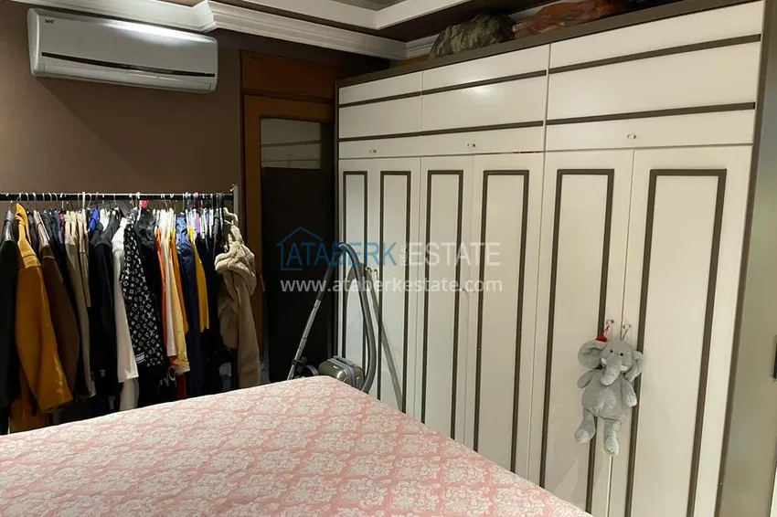 Приобрести Трёхкомнатная квартира с застекленным балконом, рядом с морем, район Оба - Алания  10 