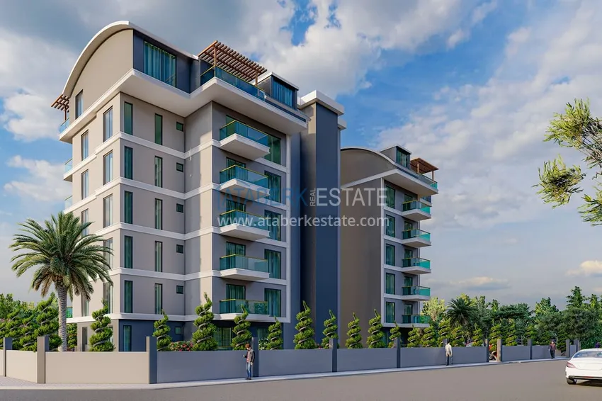 Новый привлекательный проект жилого комплекса в Газипаше! Старт продаж!  10 