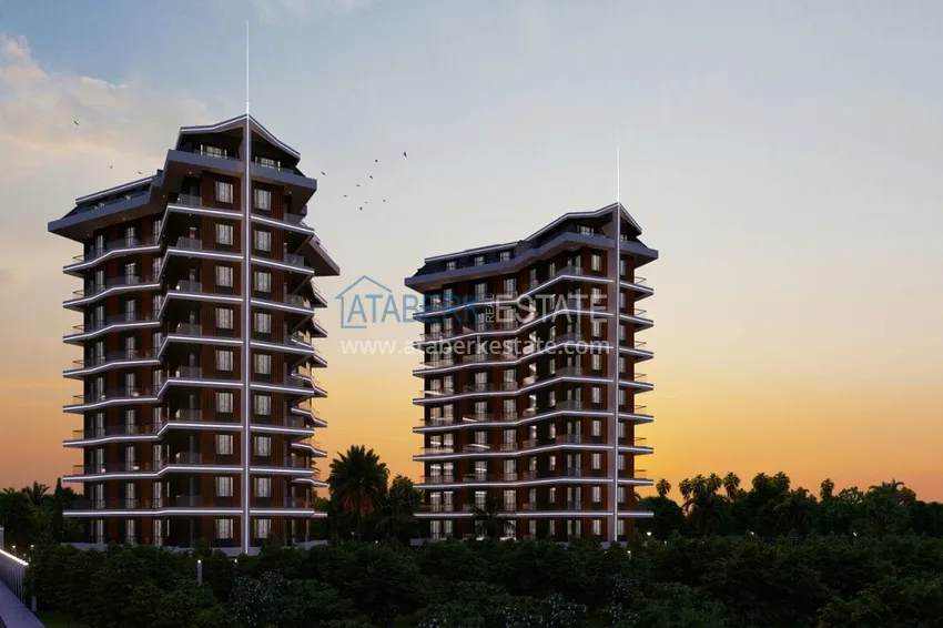 Проект Off-plan. Инвестиционная недвижимость в Алании, район Авсаллар 10 