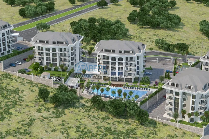 Квартира 3+1 с отдельной кухней и авторской отделкой в эксклюзивном жилом комплексе, район Оба – Алания 10 