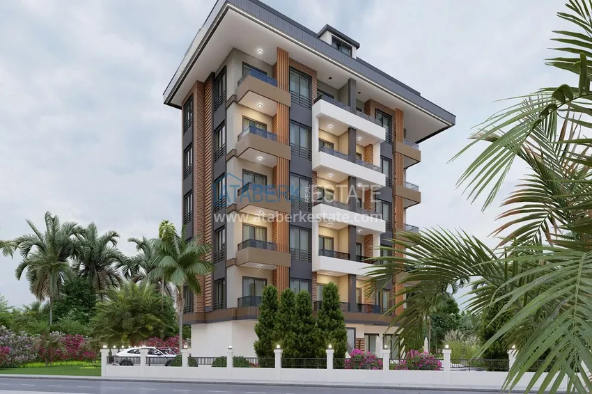 Новый бутик-комплекса на этапе строительства в районе Авсаллар 11